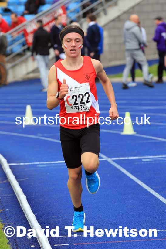 Mens under-17s 2022 Northern Road Relays, SportsCity, Manchester. Photo: David T. Hewitson/Sports for All Pics